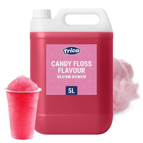 TRICA Candy Floss Slush Syrup 5L - Concentrated Candyfloss Flavour 2