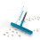 Beldray Beldray Pet Plus+ Rubber Broom with Squeegee – Sweeping Brush with 4