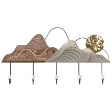 Wall Mounted Coat Rack SLIGO Black