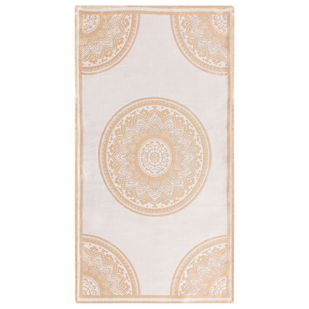 Beliani Outdoor Rug Hubli Beige 80 X 150 Cm