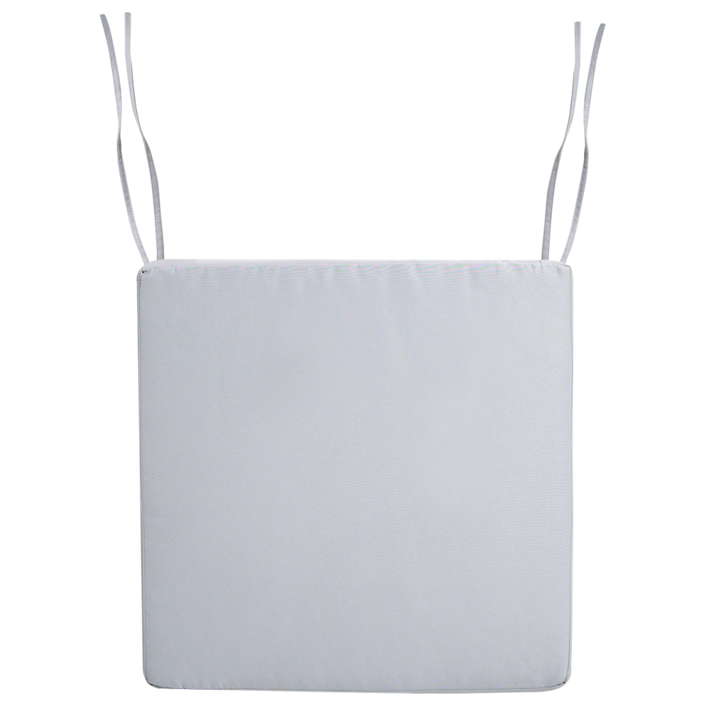 Beliani Garden Chair Cushion Sassari Premium 46 X 46 Cm Light Grey