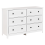 Beliani 6 Drawer Chest HAZELVALE White 1