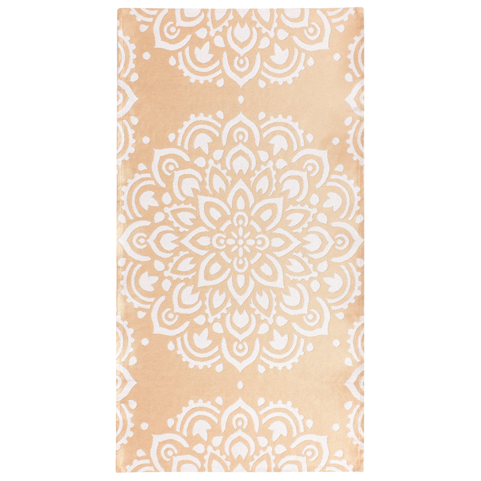 Beliani Outdoor Rug Karwar Beige 80 X 150 Cm