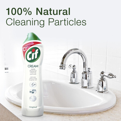 Cif Cif Original Cream Multipurpose Surface Cleaner enriched with a 1