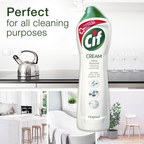 Cif Cif Original Cream Multipurpose Surface Cleaner enriched with a 2