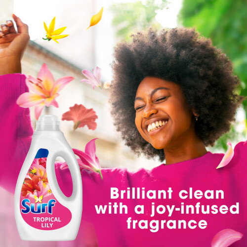 Surf Surf Tropical Lily Laundry Washing Liquid Detergent with a 1