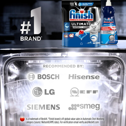Finish Finish Dishwasher Tablet, Ultimate Infinity Shine, 80 Tablets, Fresh 2