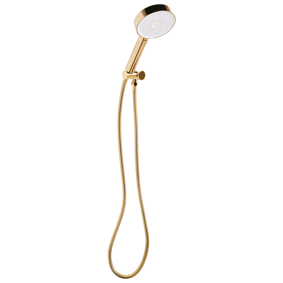 Beliani Shower Head And Hose Kit Uyuca 4-Function Gold