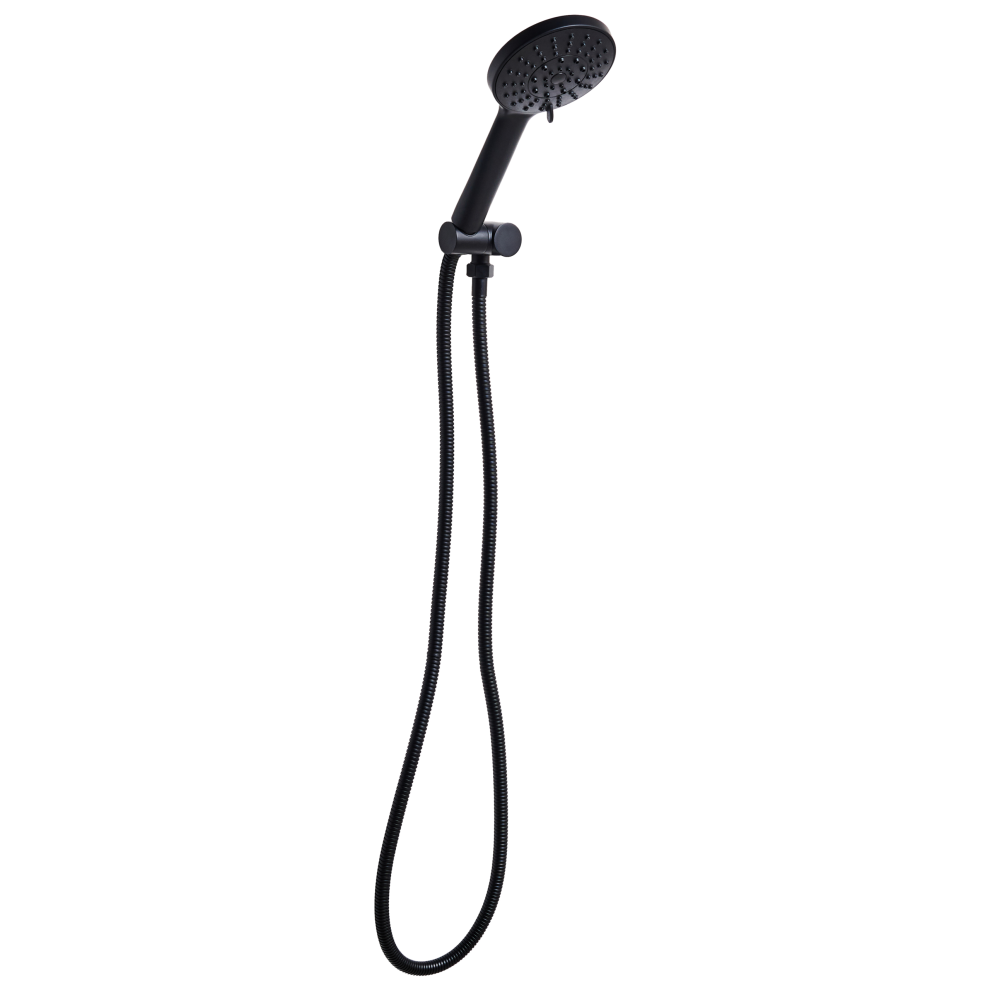 Beliani Shower Head And Hose Kit Uchiza 5-Function Black