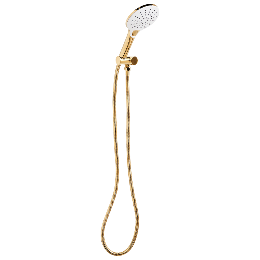 Beliani Shower Head And Hose Kit Iquira 4-Function Gold