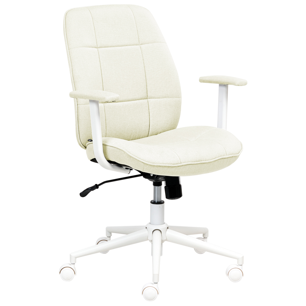Beliani Office Chair Carlton Fabric Mint Green