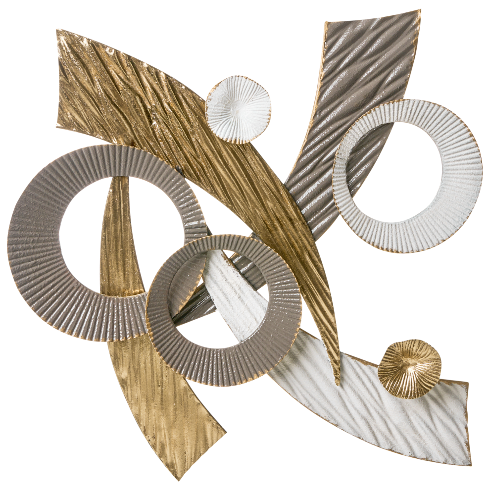Beliani Wall Decor Fenit Metal 54 Cm Gold