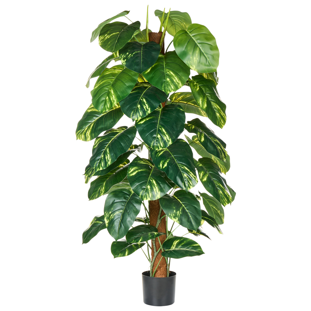 Beliani Artificial Plant Dieffenbachia 152 Cm Green