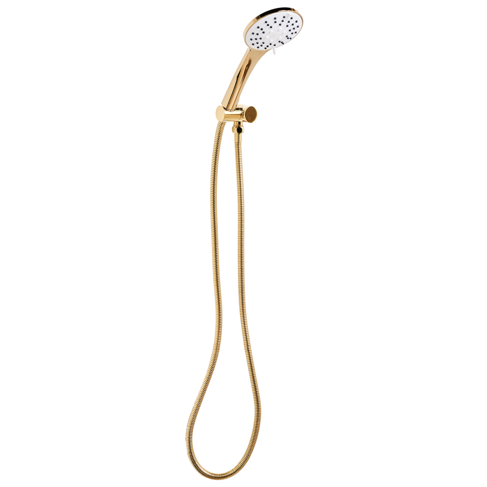 Beliani Shower Head And Hose Kit Churun 4-Function Gold