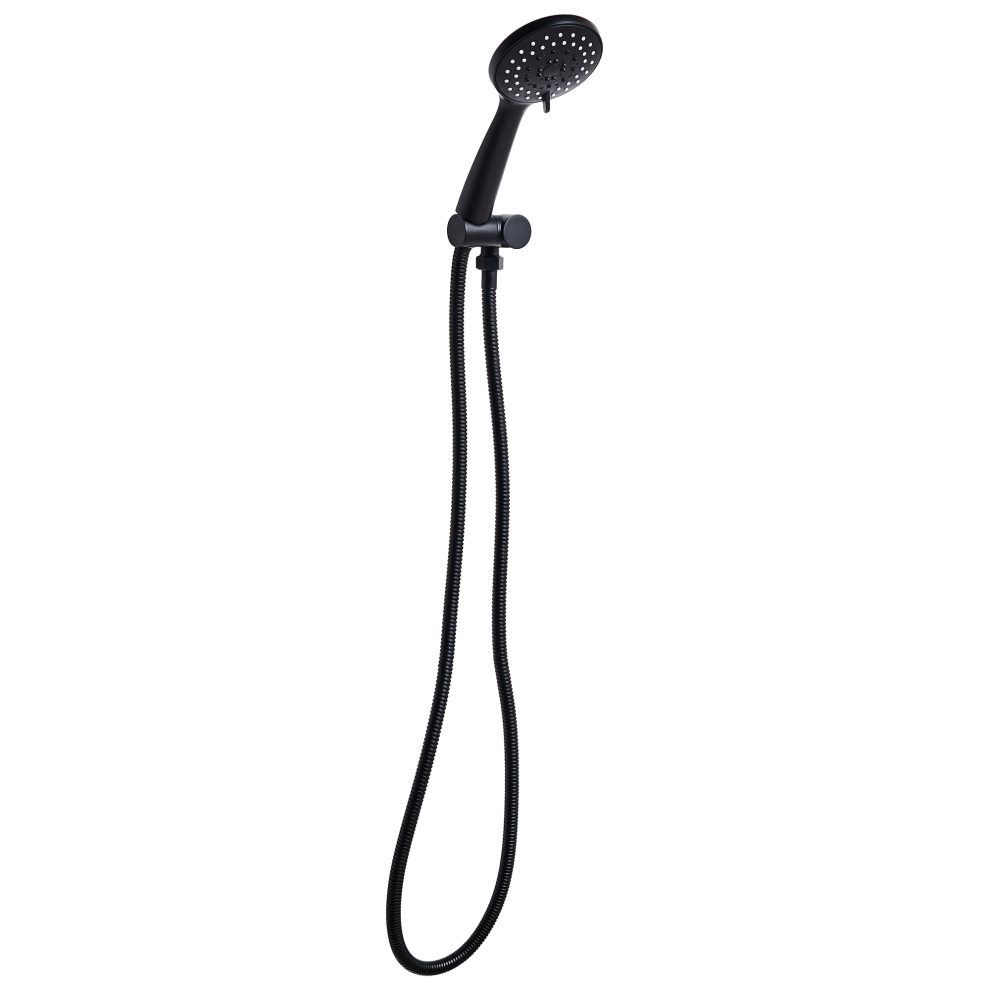Shower Head And Hose Kit Tamushal 3-Function Black 4069605022110