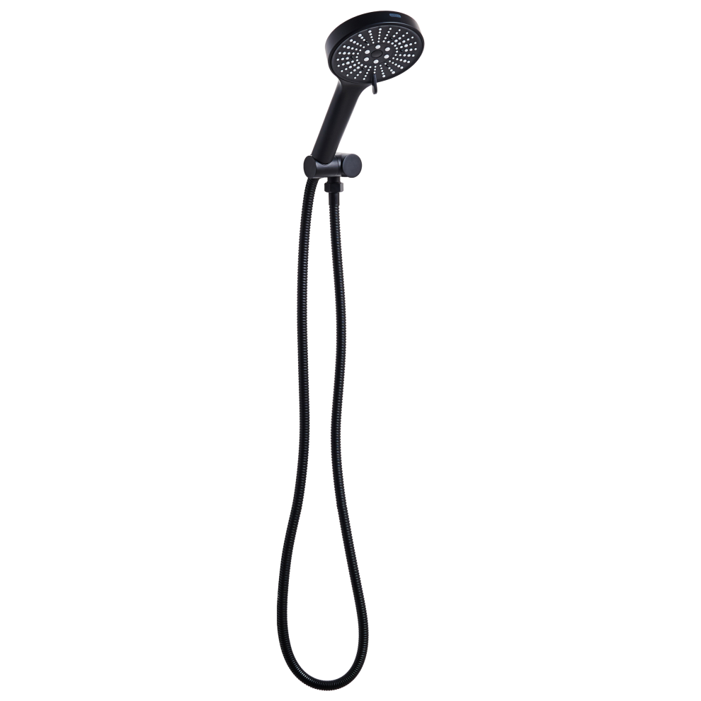 Beliani Shower Head And Hose Kit Mapiri 6-Function Black