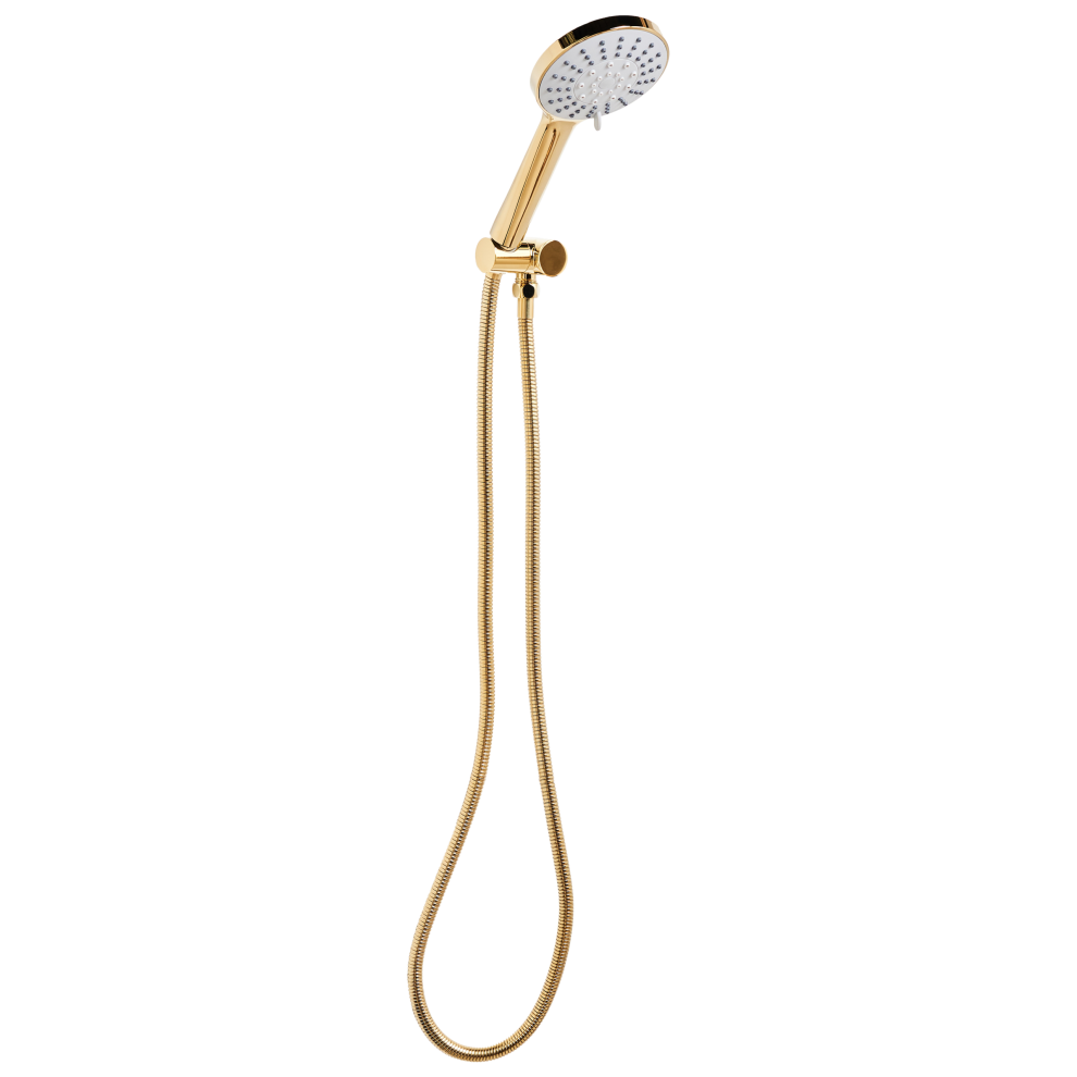 Beliani Shower Head And Hose Kit Uchiza 5-Function Gold