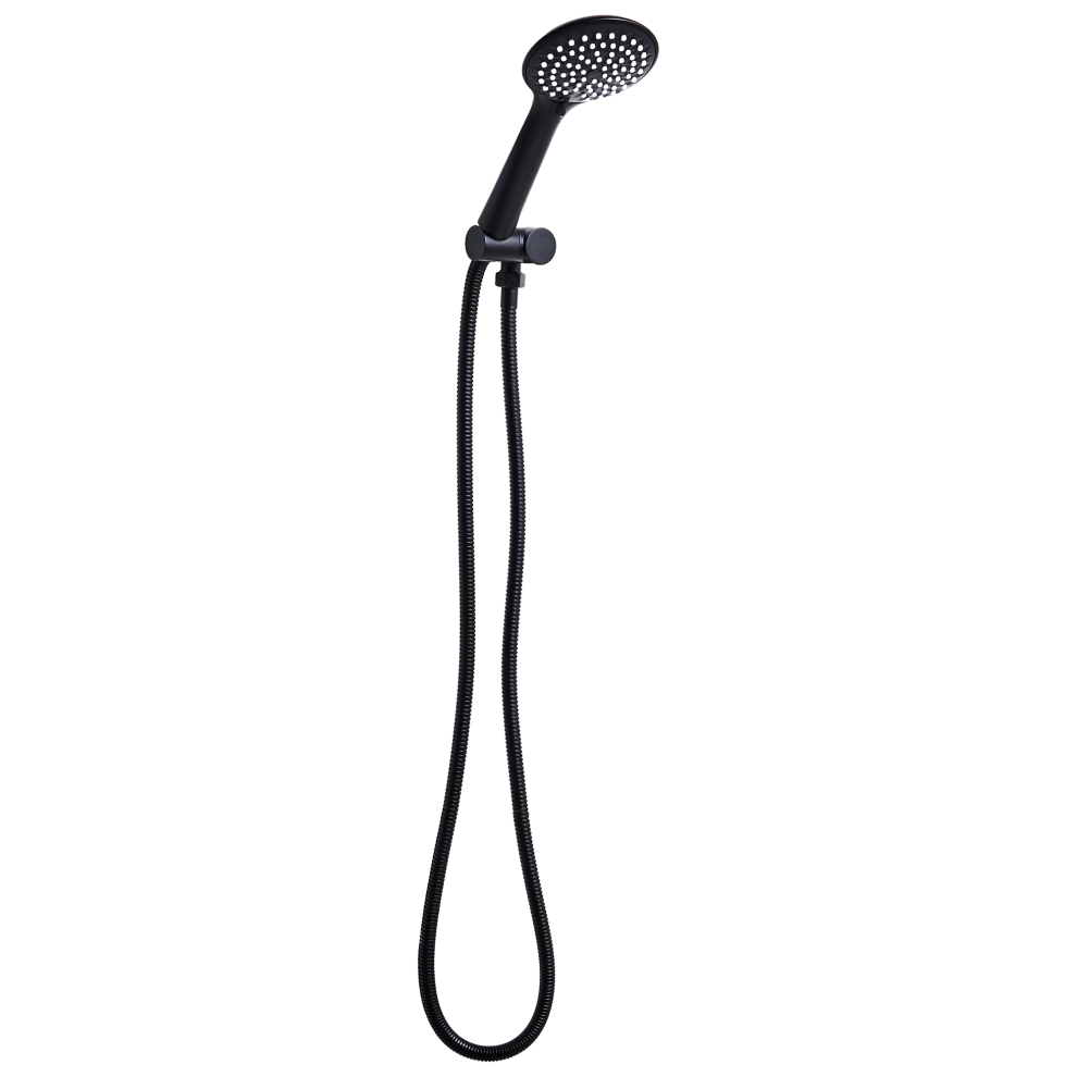 Beliani Shower Head And Hose Kit Tarma 4-Function Black