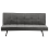 Beliani Sofa Bed 3 Seater HASLE Fabric Dark Grey 1