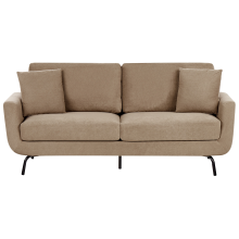 Sofa 3 Seater VESALA Fabric Light Brown