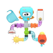 Brinquedos de Banho para Bebês com Ventosas Fortes, Tubo Giratório e Jogo de Água para Crianças Pequenas, Ideal para Chuveiro e Piscina. Presente