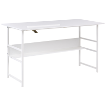 Home Office Desk ORAN White 140 cm 60 cm