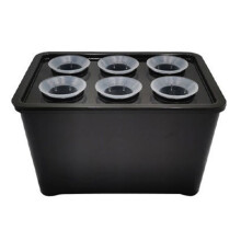 Vasos de Viveiro em Atacado, Sistema Hidropônico, Caixa de Cultivo, Recipiente Universal para Plantio, Caixas de Vegetais de Propagação, Pretas