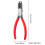 Multi-Function Sliding Tooth Screw Pliers for Rusty Wire Removal and Carp with Non-Slip  Red Hand Tool 6