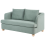 Beliani Sofa 2 Seater RATTVIK Fabric Light Green 4