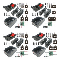 4X Li-Ion Batterie GehäUse Platine PCB für Zhipu Hongsong Jingmi Kein Original 18V Lithium Batterie, 10 Loch