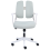 Beliani Office Chair ORIVO Light Grey 4