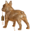 Beliani Table Lamp Dog BAXTER Gold 1