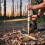 Fire Making Tool Outdoor Emergency Fire Tool Wood Drilling Fire Making Tool Survival Emergency Ignitor Kit 4