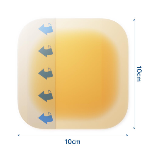 Cutiderm Bordered Hydrocolloid Dressings 10 x10 cm - Pack of 1