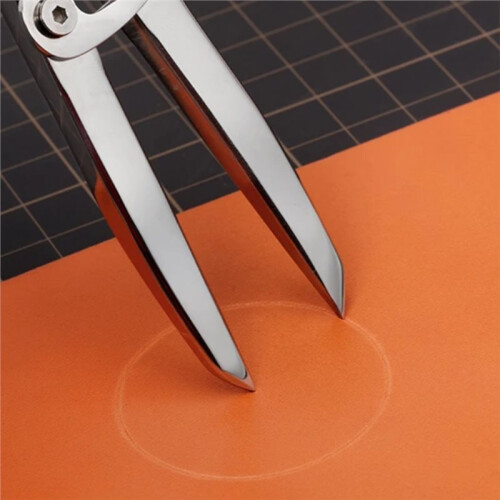 Spring Wing Divider, Adjustable Lockable Leather  Tool, Polished Stainless Steel Spacing Gauge 2