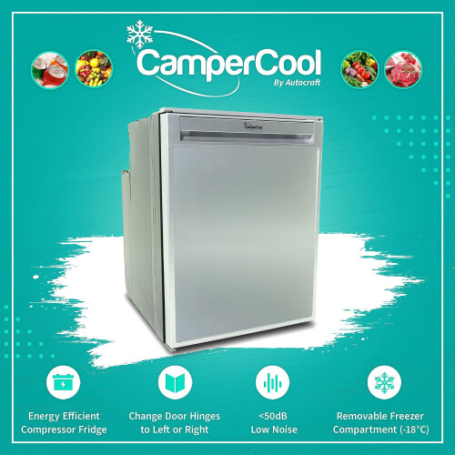 CamperCool CC80 Fridge Freezer for Campervan, Motorhome or Caravan 1