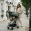 My Babiie MBX2 Compact Stroller - Forest Green 3
