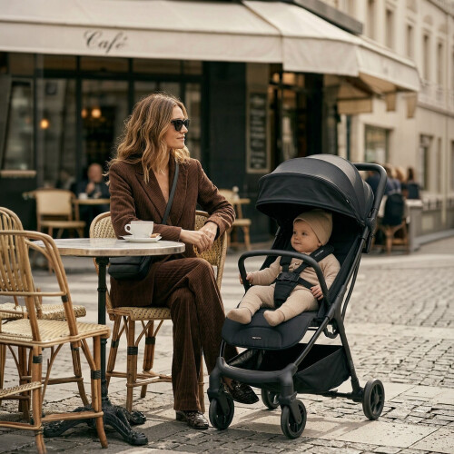 My Babiie MBX2 Compact Stroller - Black 2