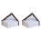 2X Bâche Imperméable - Bâches Transparentes et Résistantes, Couverture Transparente Extérieure 2X2M 1