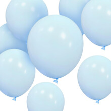 Set mit 50 Latex-Ballons Hellblau 30,5 cm Strapazierfähig — latex ballon set, latex ballons hellblau, baby blue ballons 30 5 cm, 50 stück ballons