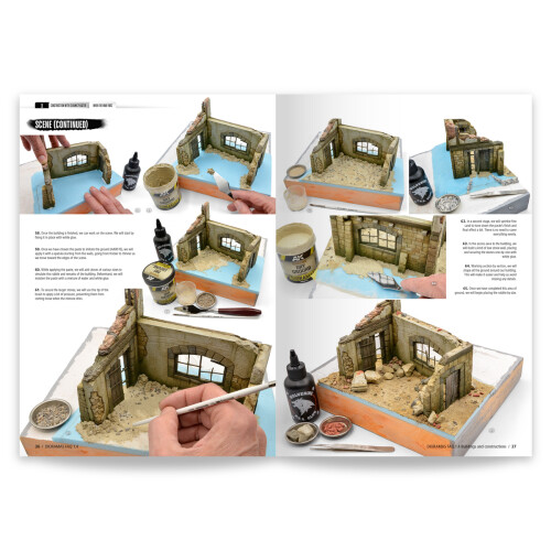 AK Interactive F.A.Q. Dioramas 1.4 Extension Buildings & Constructions Book AK8500 1