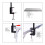 Detachable Camping Lantern Lamp Bracket Mount Portable Storage Hook Tent Table Hanging Light Holder Fixing Stand Set 4
