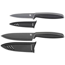 WMF 1879086100 Set di 2 coltelli Touch Nero