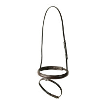 (Warmblood, Brown) Kincade Raised Flash Leather Classic Horse Noseband