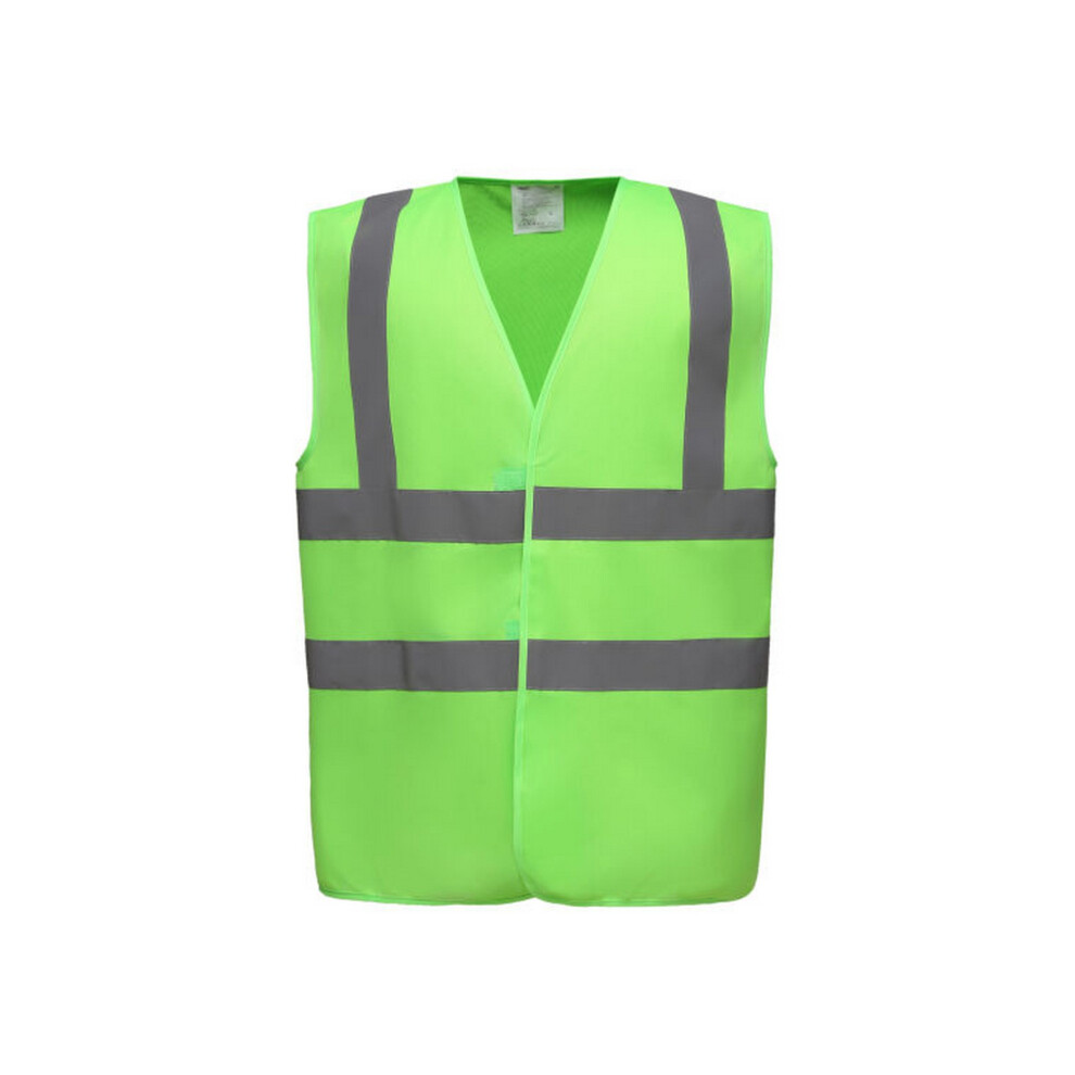 (Xxl, Lime) Yoko Mens High-Vis Waistcoat 5063425314997