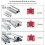 Aluminum Profile Drill Guide Access Hole Drill Jig with M6/M8 Step Drill Bits for 20 30 40 Series Extrusion Profile 4