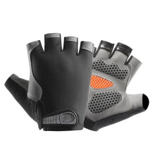 (S) Gants de cyclisme et d'escalade demi-doigts pour enfants (garçon/fille) avec rembourrage en gel, pour vélo BMX, sans doigts, antidérapa