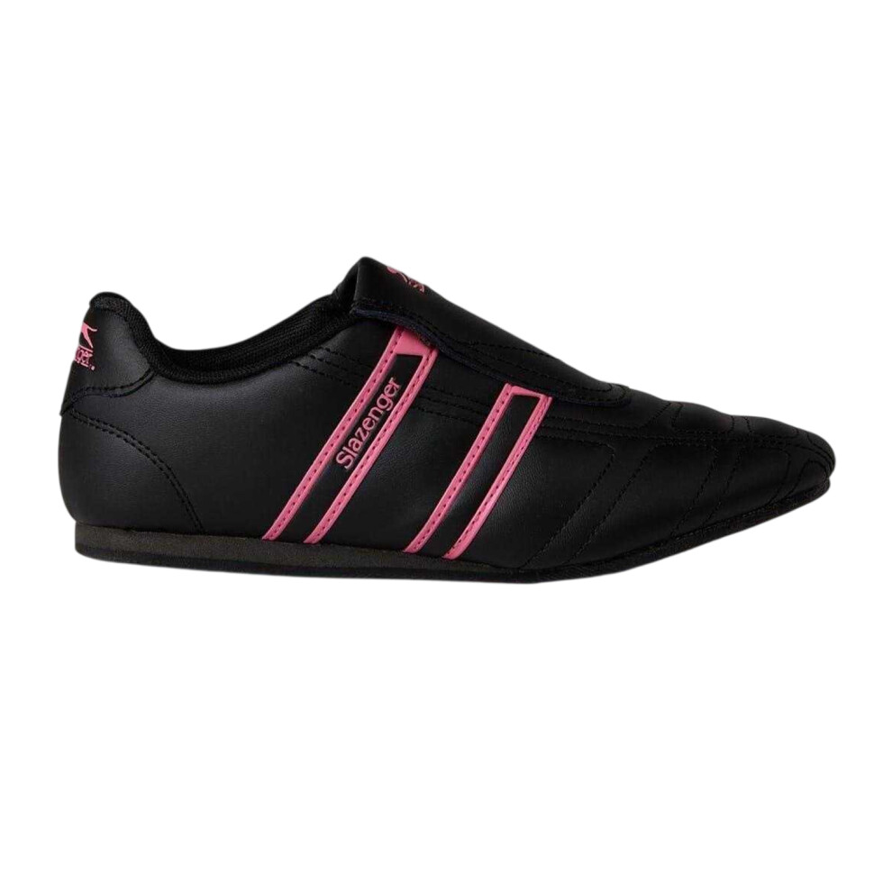 Slazenger (3 Uk, /Cerise) Womens/Ladies Warrior Leather Trainers Black