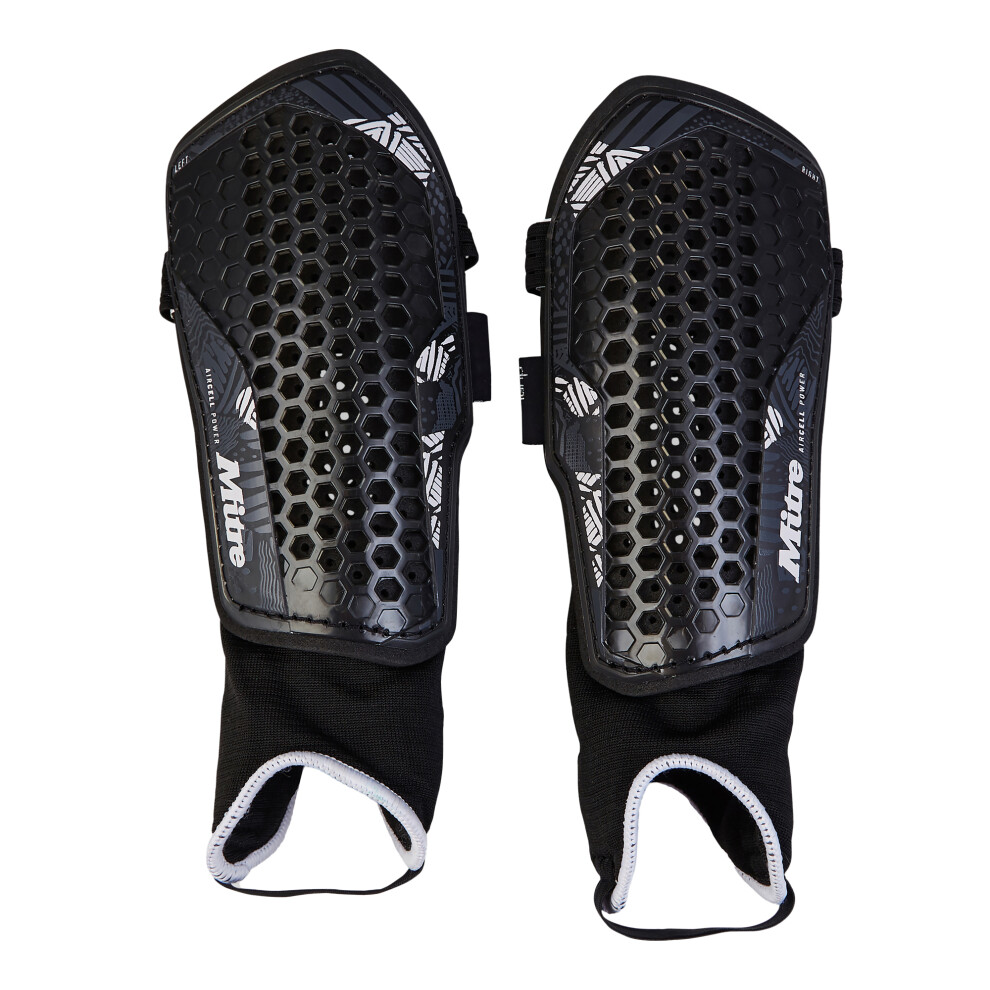Mitre (Xl, ) Power Aircell Technology Shin Guards Black/White