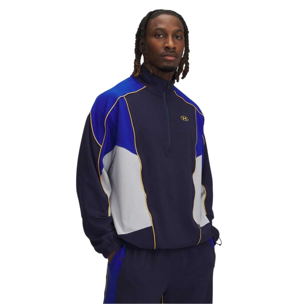 Under Armour (S, ) Mens Colour Block Track Jacket Blue